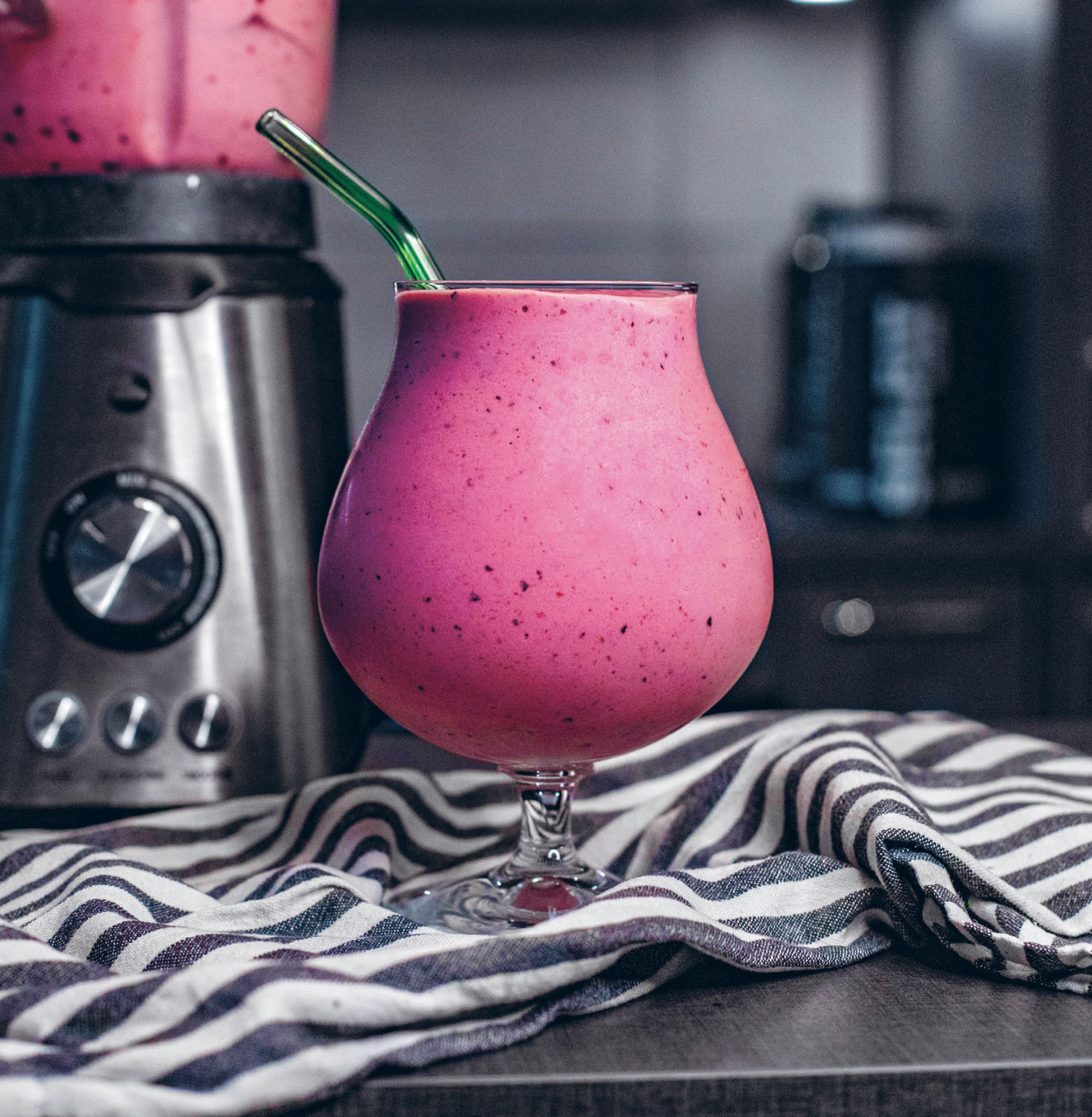 Bärsmoothie med vanilj